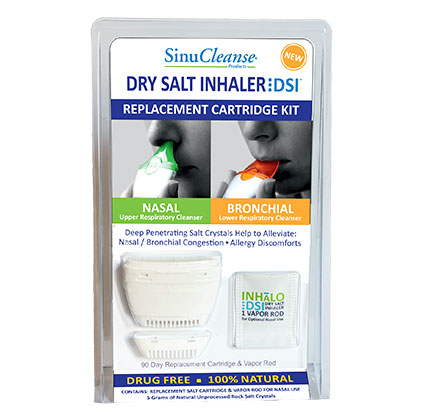 SinuCleanse InHalo Dry Salt Inhaler Replacement Cartridges