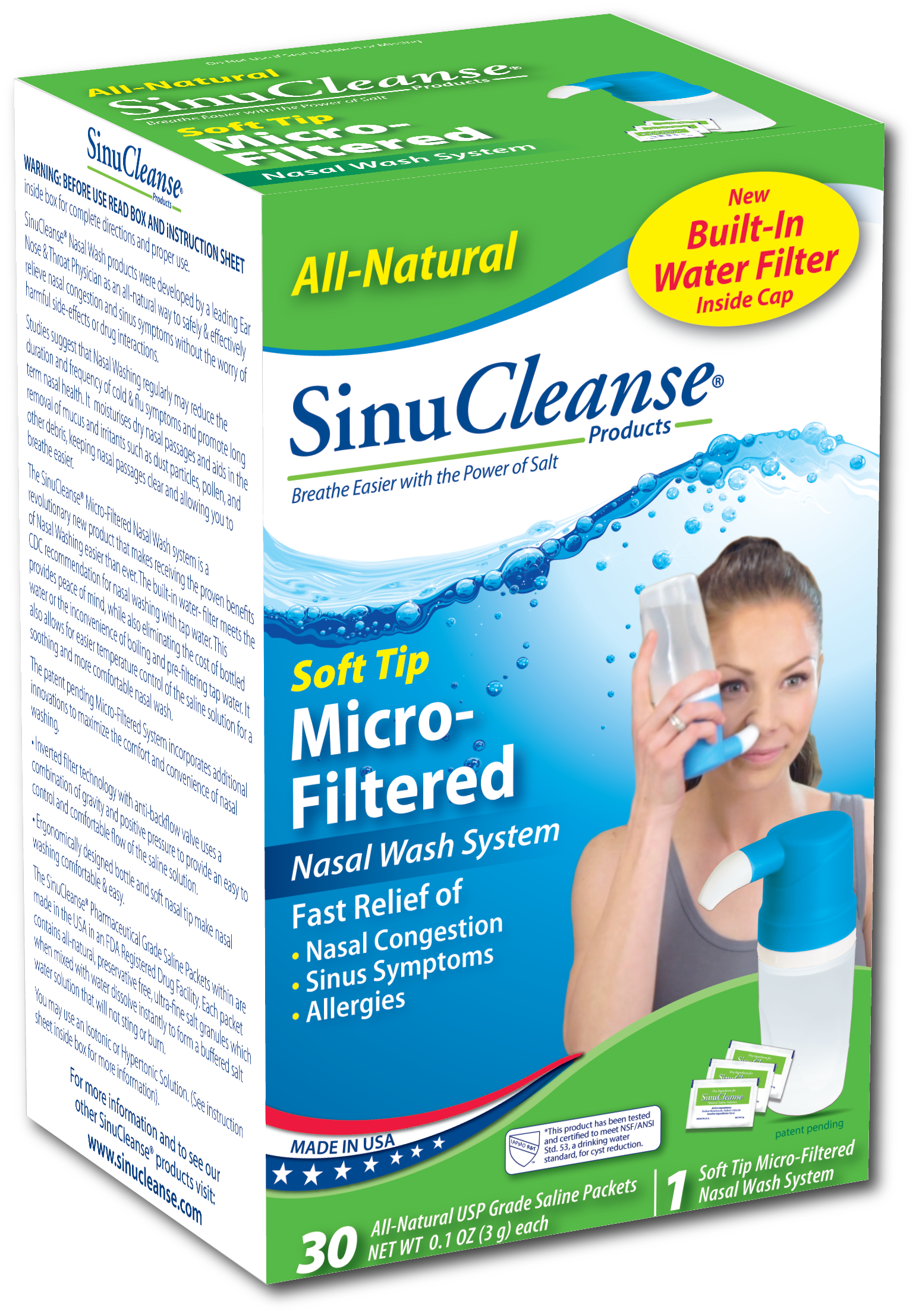 SinuCleanse Micro-Filtered Nasal Wash System